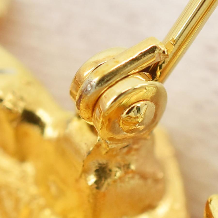 クリスチャンディオール Christian Dior ブローチ リーフ 葉っぱ