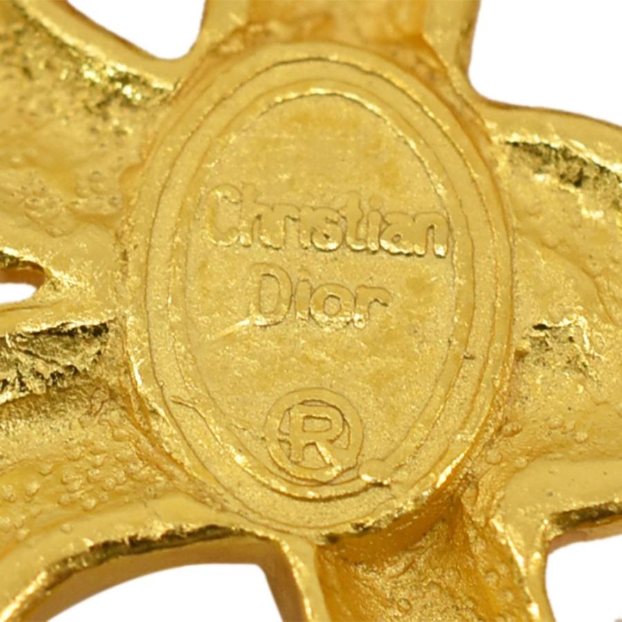 クリスチャンディオール Christian Dior ブローチ エンブレムロゴ