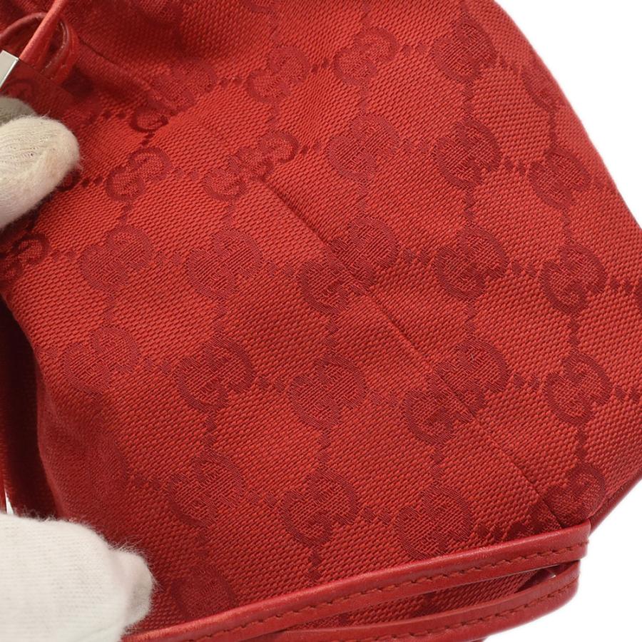 GUCCI（グッチ） ミニポーチ GGキャンバス 巾着型ポーチ GGキャンバス