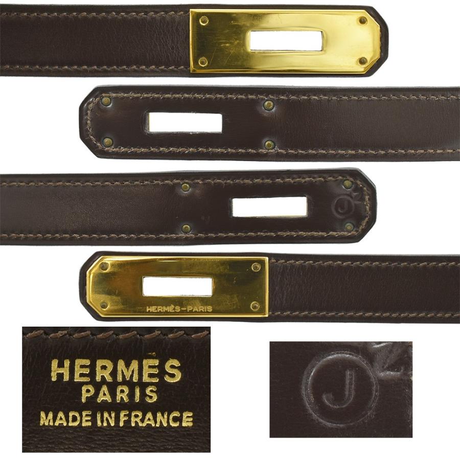 HERMES（エルメス） ケリー32 内縫い トワルアッシュ×ボックスカーフ