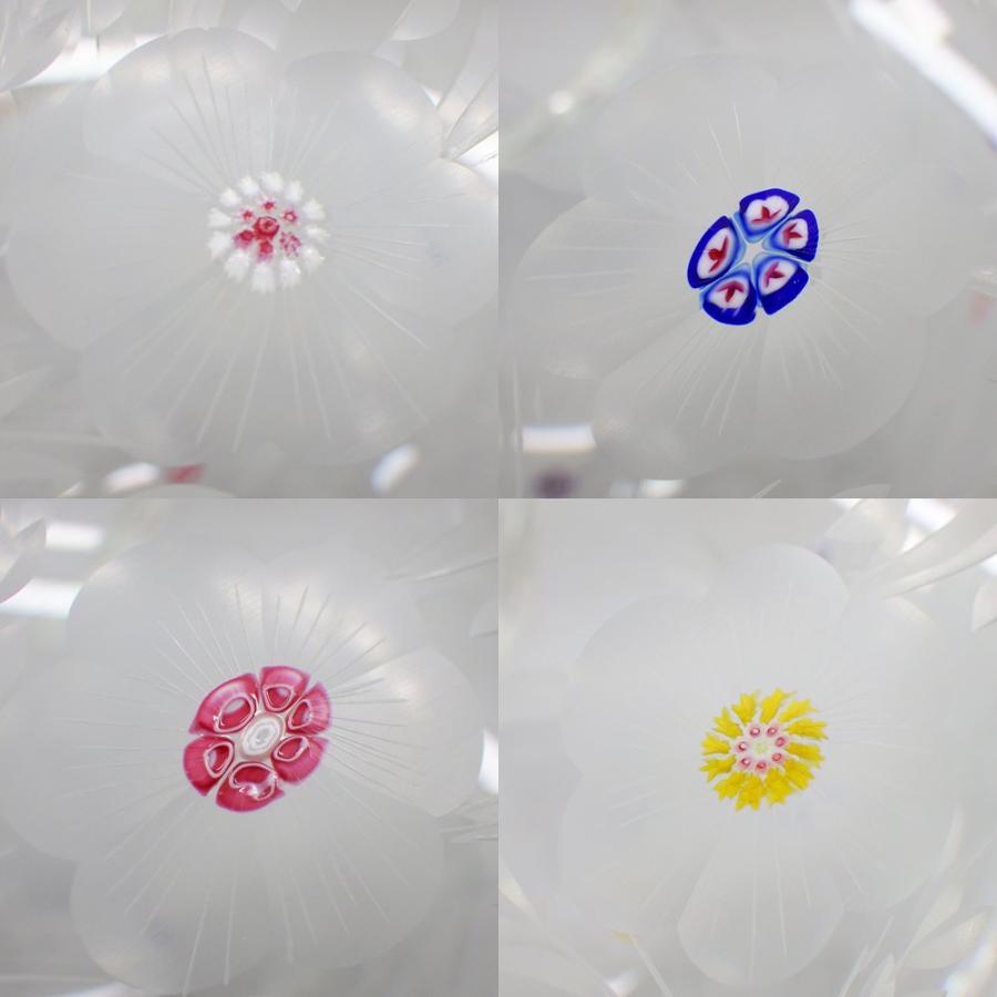 サンルイ クリスタル ボッティチェリ ミルフィオリ 花瓶 フラワー