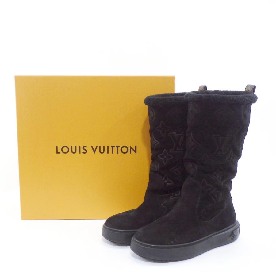 LOUIS VUITTON（ルイ・ヴィトン） モノグラム スエード ムートンブーツ