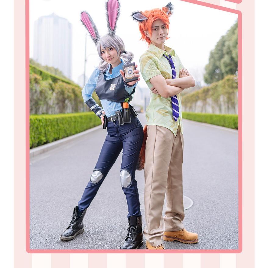 胸鎧付き コスプレ衣装 ズートピア Zootopia ジュディ ホップス 映画