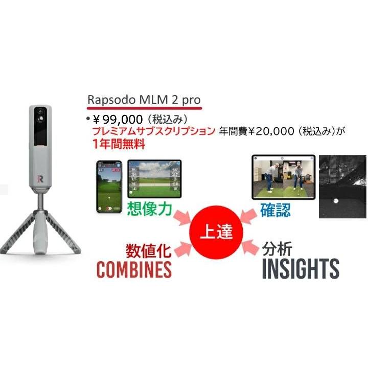 Rapsodo MLM2 Pro モバイルローンチモニター ゴルフシュミレーター