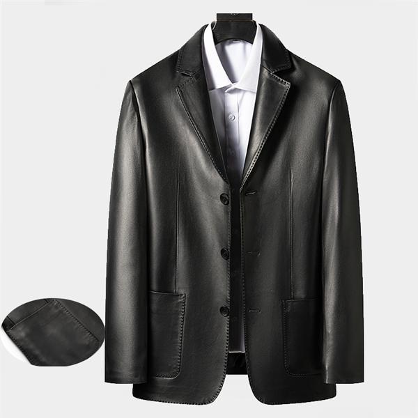 レザー ジャケット メンズ ラムレザー 高級ラム 羊革 皮 本革 革コート