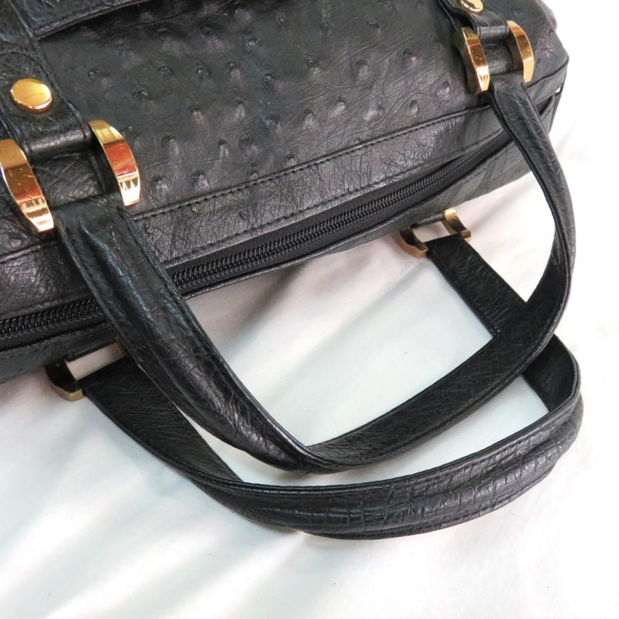 GZ 人気 本物 オーストリッチ ハンドバッグ トートバッグ 36cm 本革