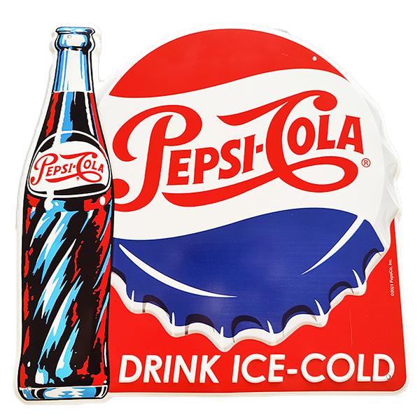 PEPSI（ペプシ） ペプシコーラグッズ ブリキ看板 アメリカン PEPSI