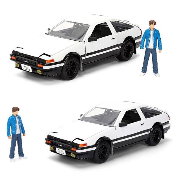 Jada イニシャル D ミニカー 車 藤原拓海 フィギュア付き 頭文字 D