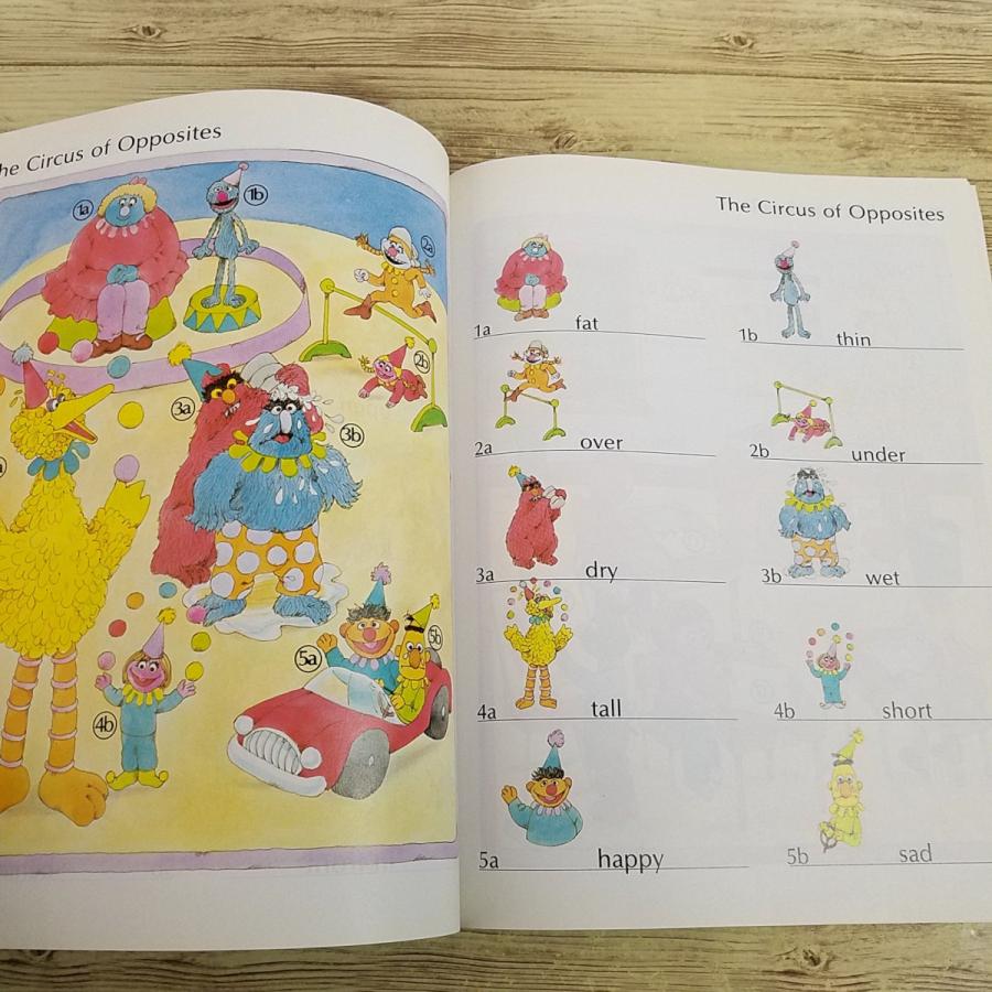 学習絵本[ひらけ！セサミストリート イラストえいごじてん OPEN SESAME