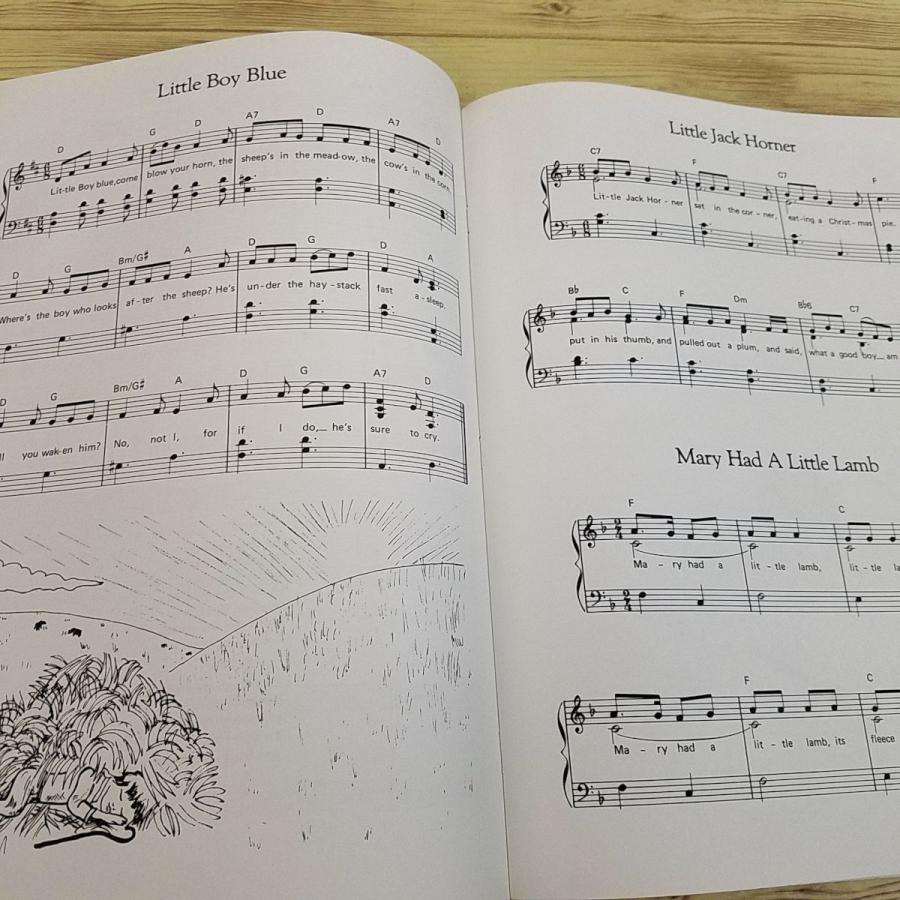 楽譜[ナーサリーライム Nursery Rhymes and Songs] 55曲 ピアノソロ