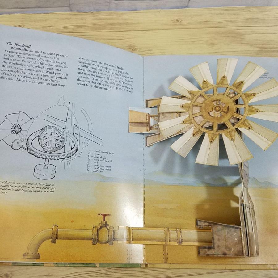 仕掛絵本[機械 動かすポップアップブック MACHINES : A BOOK OF MOVING