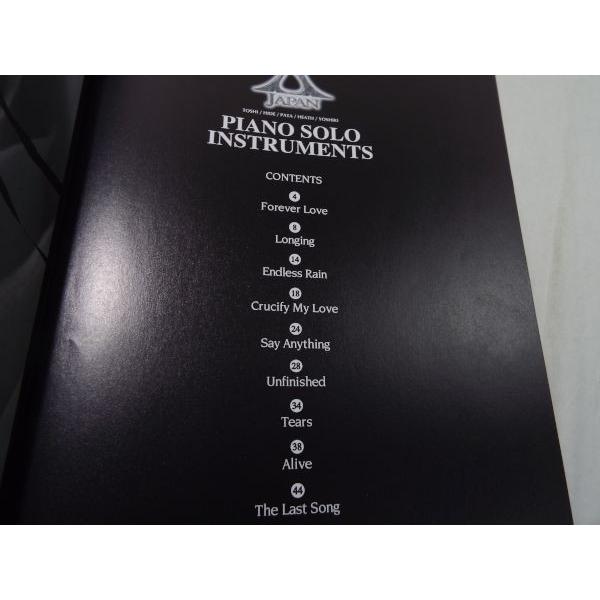 X JAPAN ピアノ・ソロ・インストゥルメンツ（模範演奏CD付き） ドレミ