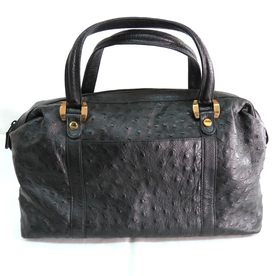 GZ 人気 本物 オーストリッチ ハンドバッグ トートバッグ 36cm 本革