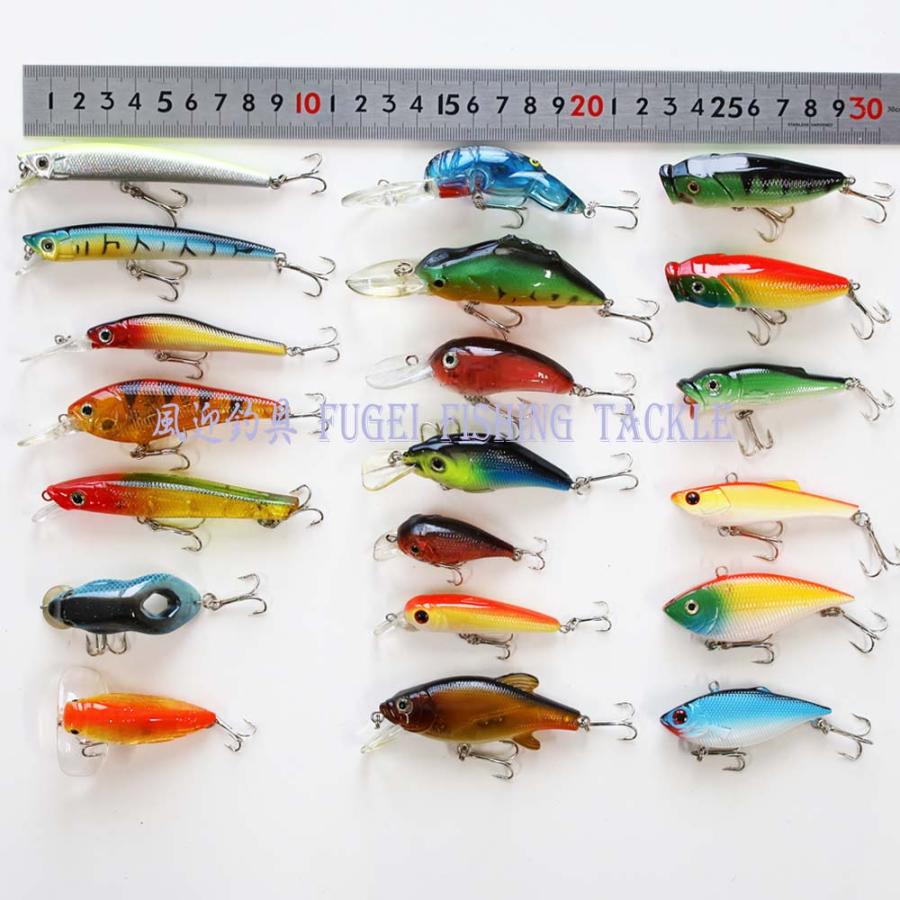 訳有 ルアー セット ハードルアー 20個 Y12wkm20P バス釣り : 風迎釣具