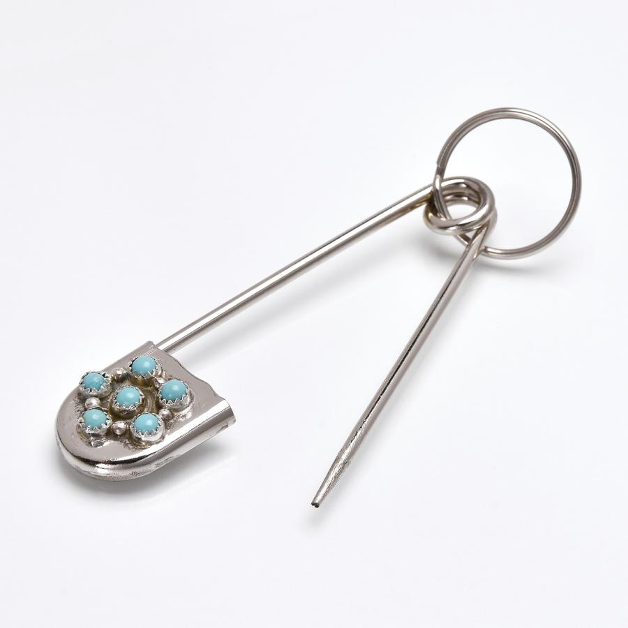 Indian Jewelry FUNNY公式ストア ナバホ族 ターコイズ クラスター ピン