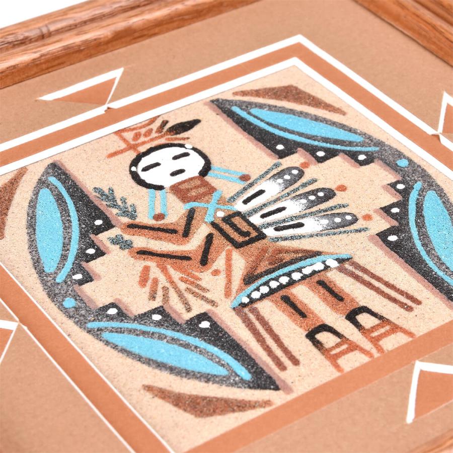 FUNNY公式ストア ナバホ族 サンドペンイント スクエア ネイティブ