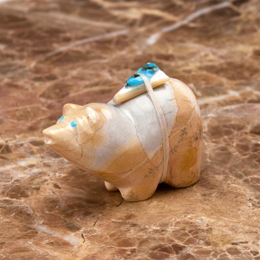 FUNNY公式ストア ズニ族 フェティッシュ ベア クマ お守り 天然石