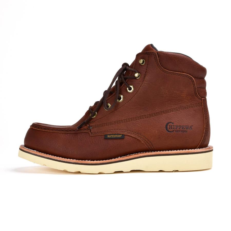 FUNNY公式ストア CHIPPEWA メンズ ウォータープルーフ レースアップ