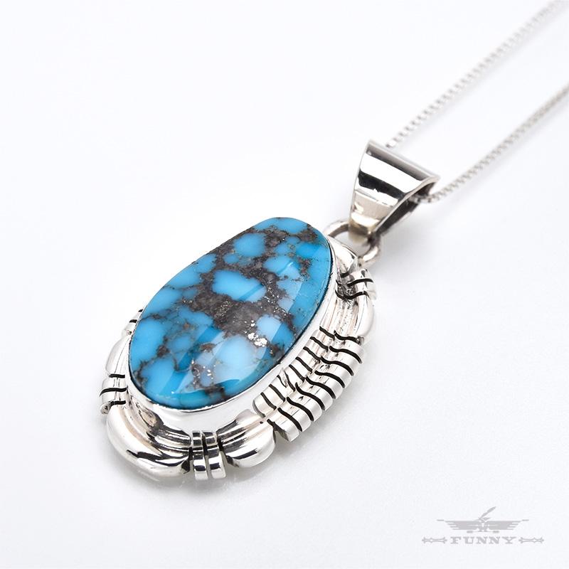 Indian Jewelry FUNNY公式ストア ナバホ族 ターコイズ ペンダント