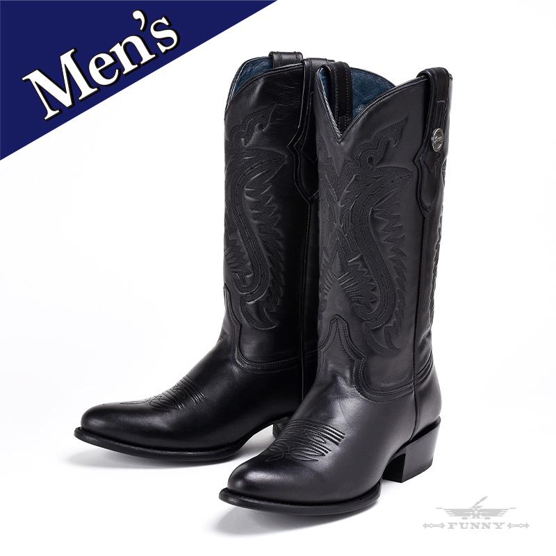 FUNNY公式ストア BOTAS JACA メンズ カウボーイブーツ 【Azteca Reno