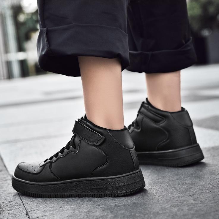 ハイカット スニーカー メンズ マジックテープ 厚底 シューズ バッシュ