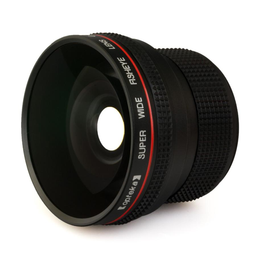 オプテカ Opteka 0.20X 高解像 魚眼 コンバージョンレンズ (52/55/58mm