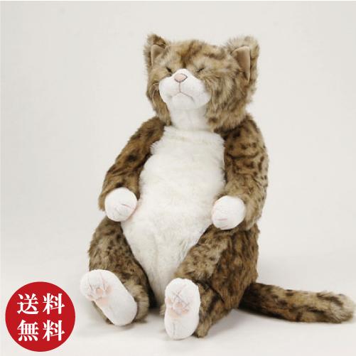 Cuddly(カドリー） ねこのぬいぐるみ 猫の「ピンカートン」 茶トラ