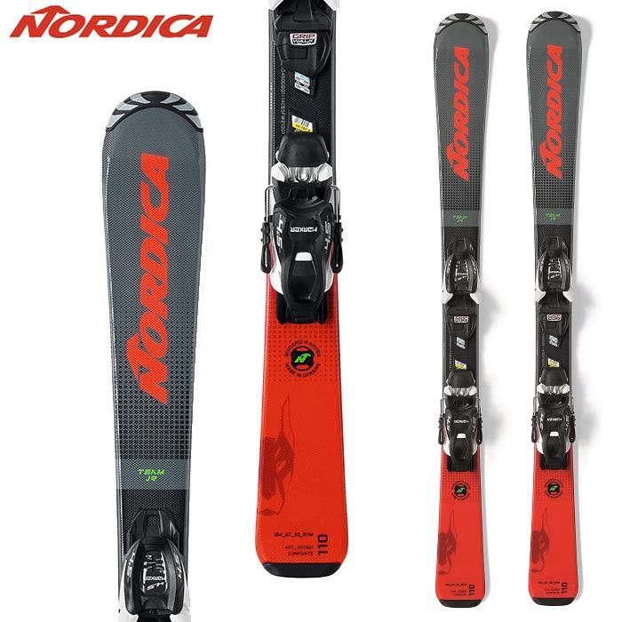 Nordica ノルディカ スキー板 TEAM JR FDT + 4.5 ビンディングセット