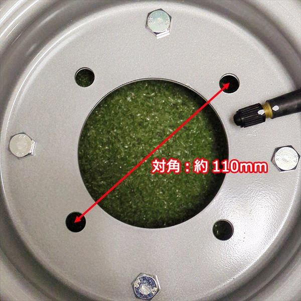 ○ 前輪タイヤ ホイール付き 左右セット 4.00-7 2PR 筑水キャニコム