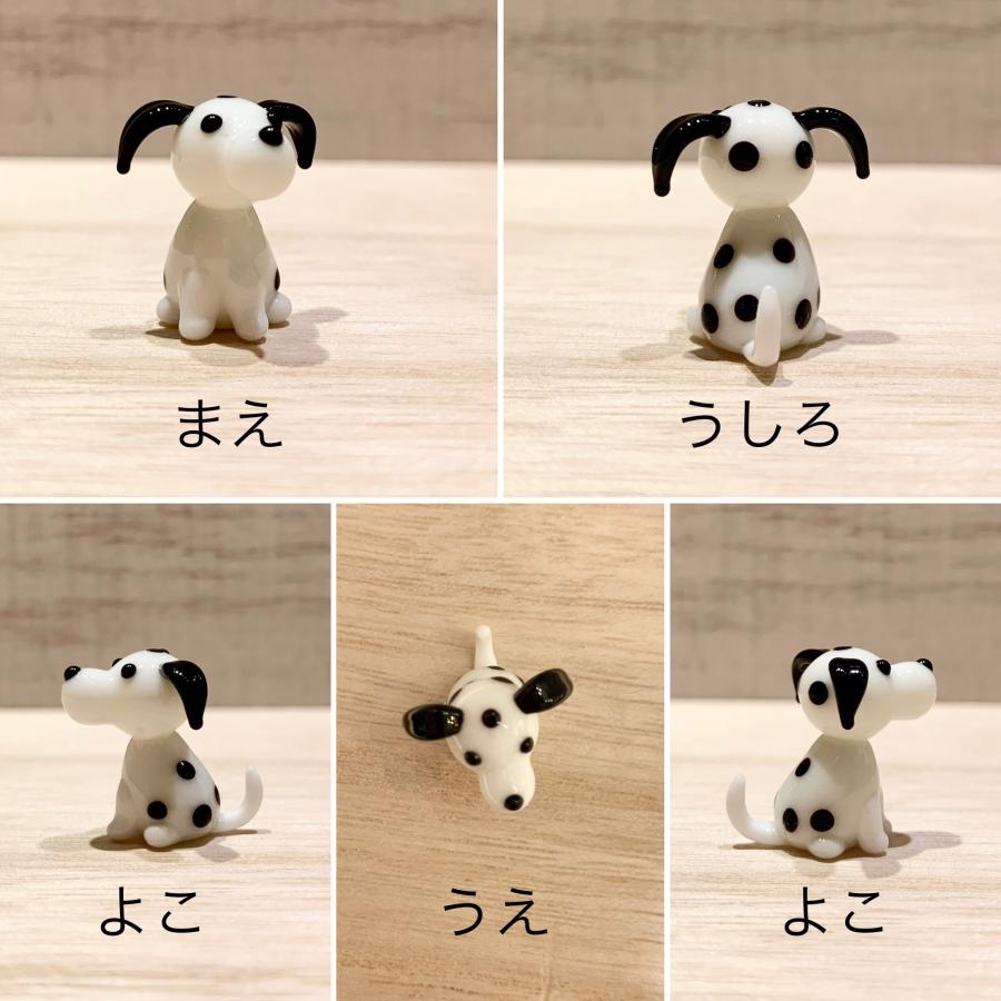 ミニガラス細工 ダルメシアン 50702 KYGK450 ハンドメイド 犬