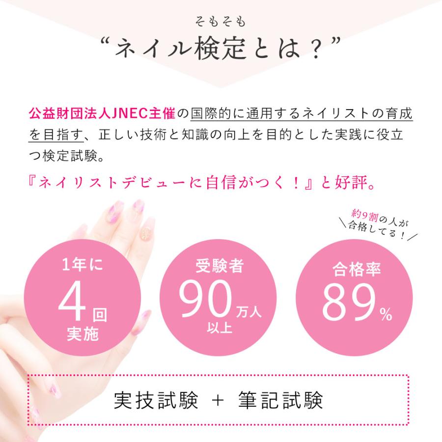 ◇JNECネイリスト技能検定 3級厳選35点セット 道具が一式揃うフル