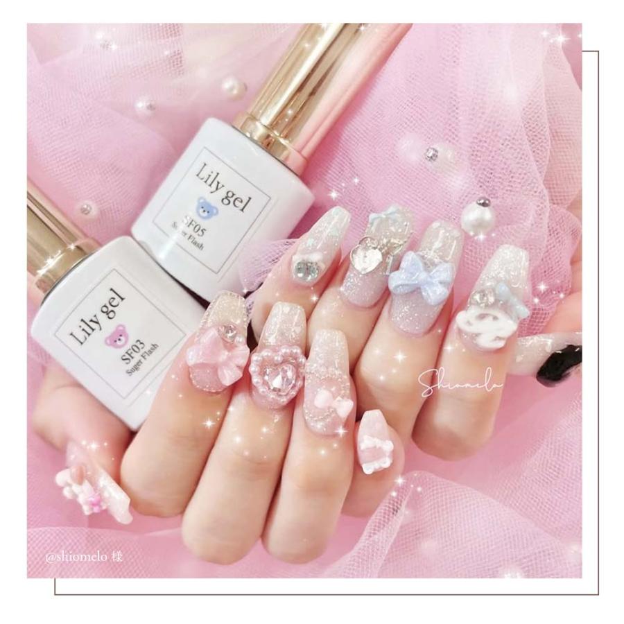 リリージェル Lily gel シュガーフラッシュシリーズ 全6色 SF01~06