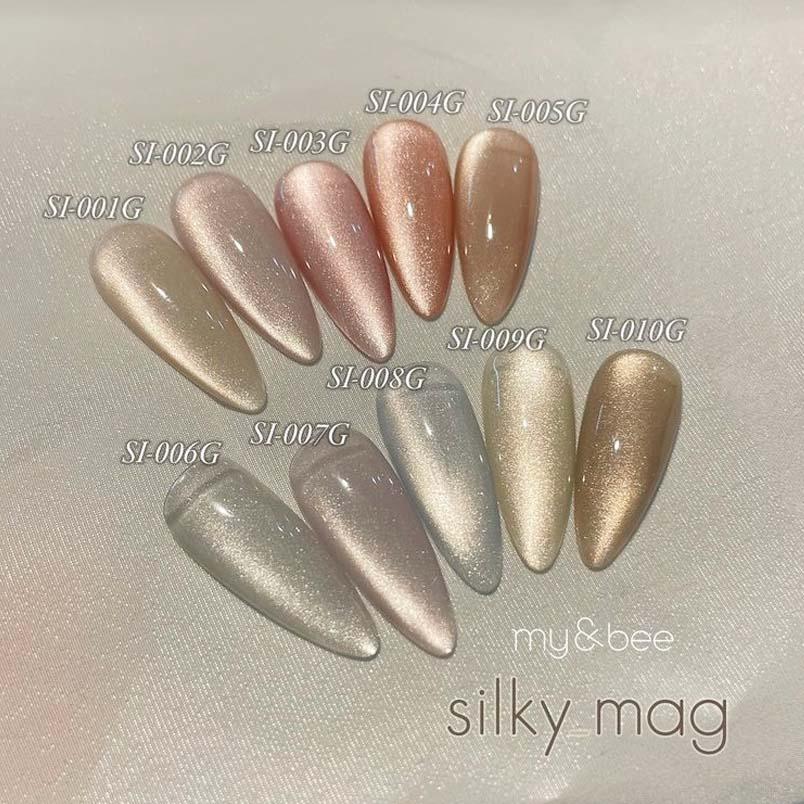 my&bee マイビー シルキーマグセットA 8ml 5色セット Sl-001G~005G