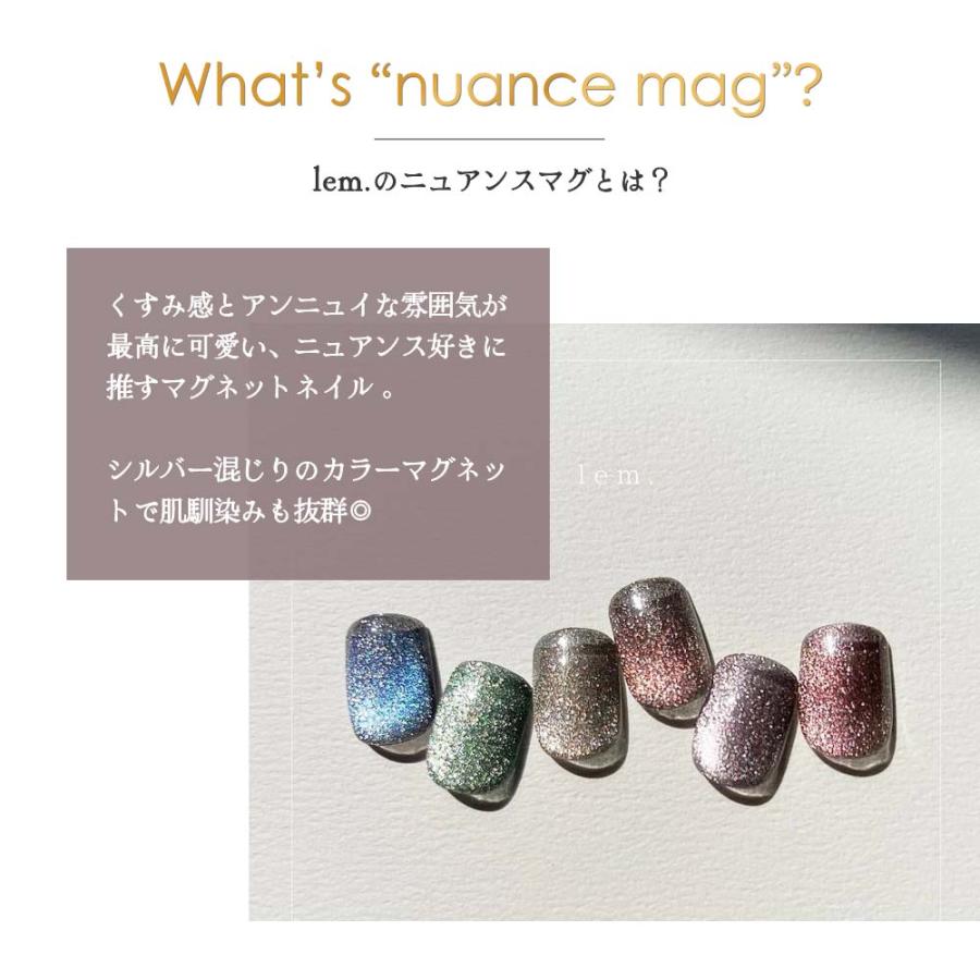 lem. レム ニュアンスマグジェル 全6色 7g nm-01~06 マグネットネイル