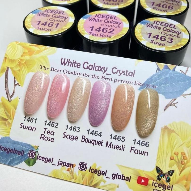 アイスジェル ICE GEL A BLACK ホワイトギャラクシージェル 3g 全6色