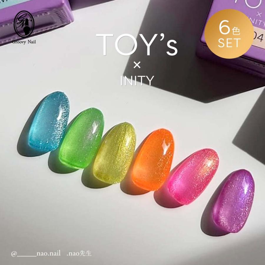 TOY's × INITY ジェリーマグ 7ml 6色セット T-JM01~06 マグネット