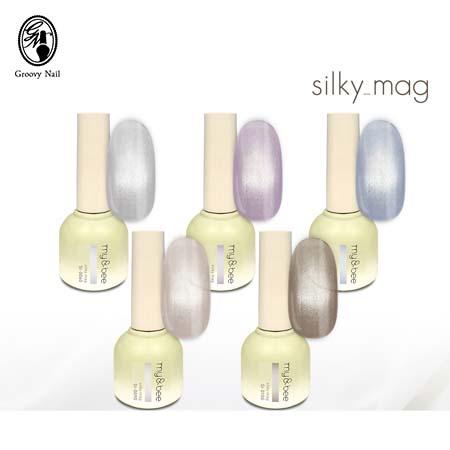 my&bee マイビー シルキーマグセットB 8ml 5色セット Sl-006G~010G