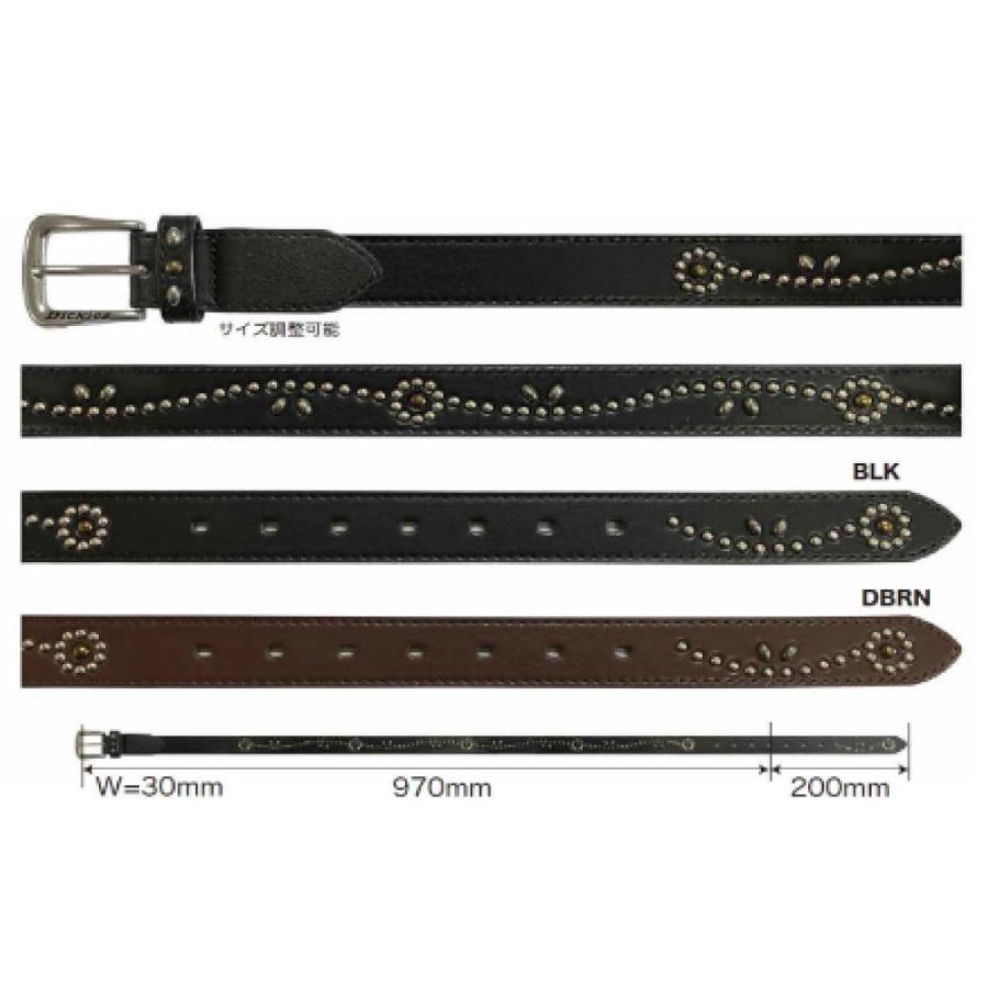 Dickies（ディッキーズ） ベルト スタッズ DK 35mm スタッズベルト PU