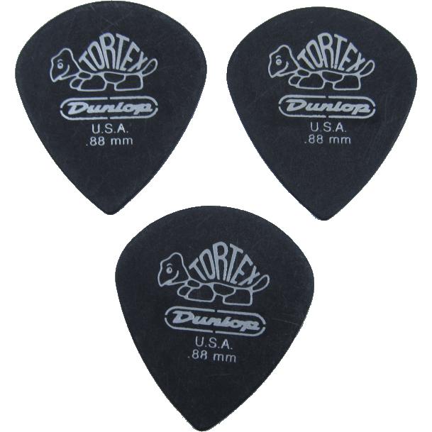 DUNLOP（ダンロップ） JIM DUNLOP TORTEX PITCH BLACK JAZZ III .88