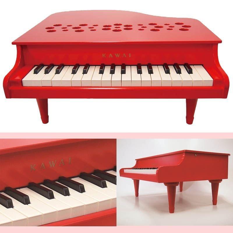 ラッピング対応】【特典付き】カワイ ミニピアノ P-32 1163 レッド