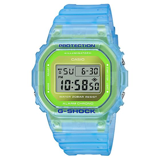 G-SHOCK CASIO DW-5600LS-2 スケルトンカラー ブルー スクエアモデル