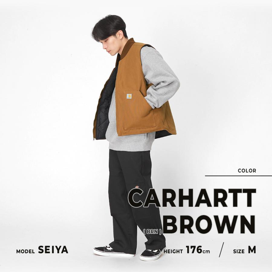 Carhartt（カーハート） ベスト メンズ ダック ワークベスト 裏地