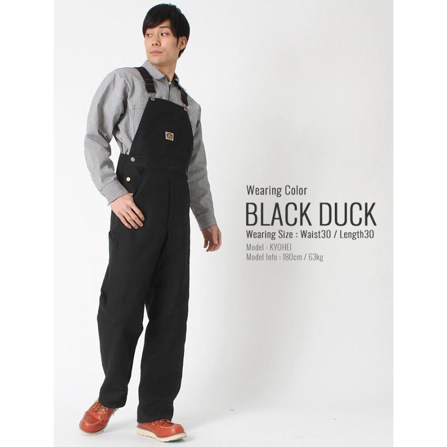 BEN DAVIS（ベンデイビス） オーバーオール ダック ボタンフライ