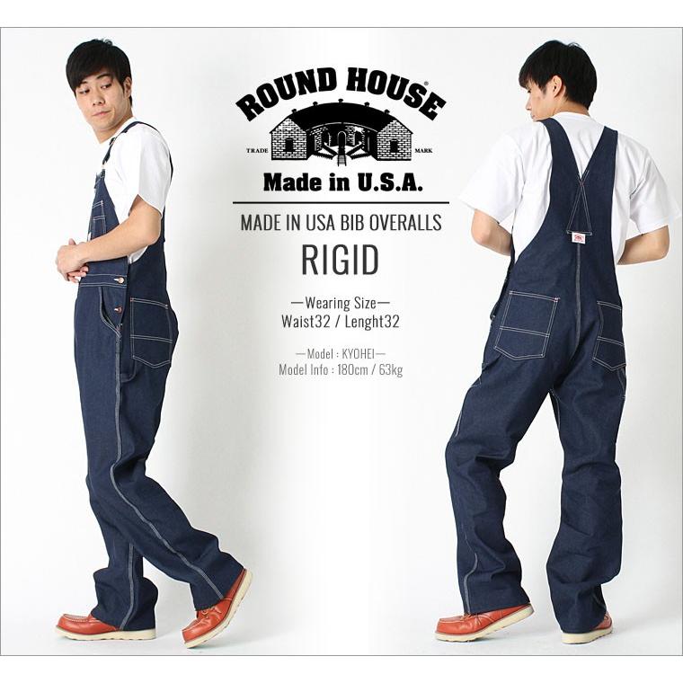 ROUND HOUSE（ラウンドハウス） オーバーオール デニム ジーンズ