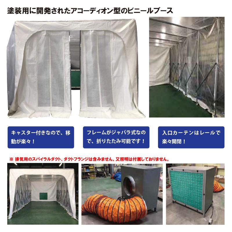 簡易塗装ブース JSR729A 塗装ブース【代金引換不可】【要ご相談