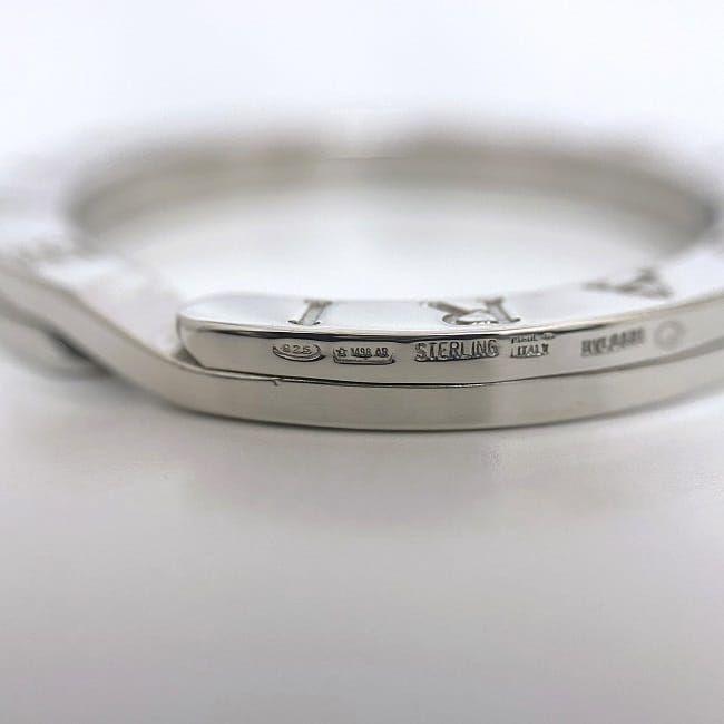BVLGARI（ブルガリ） キーリング シルバー ロゴマニア 新品 仕上げ済み