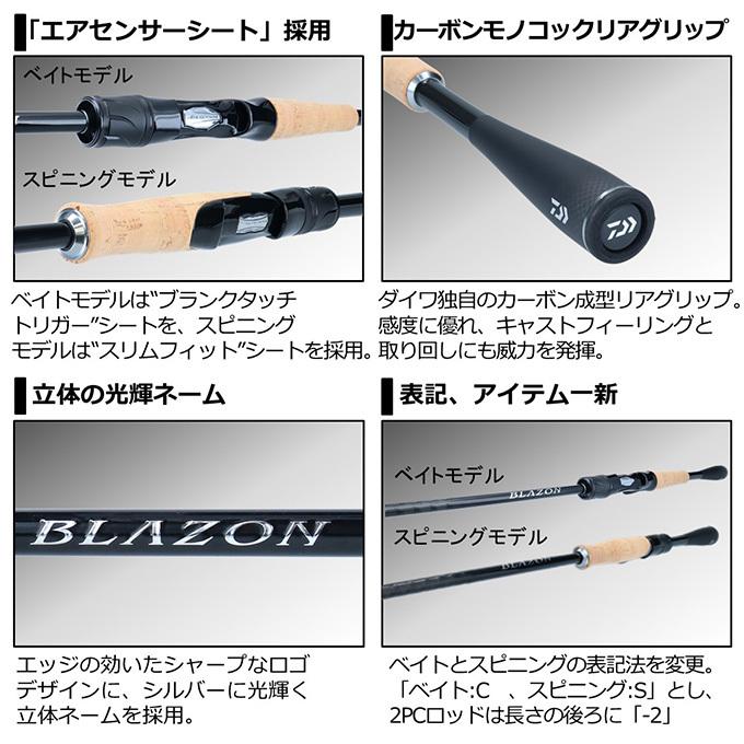 DAIWA（ダイワ） 【目玉商品】ダイワ 21 ブレイゾン S67ML-2 (2021年
