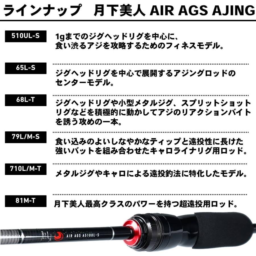 DAIWA（ダイワ） 【目玉商品】ダイワ 月下美人 AIR AGS AJING65L-S・Y