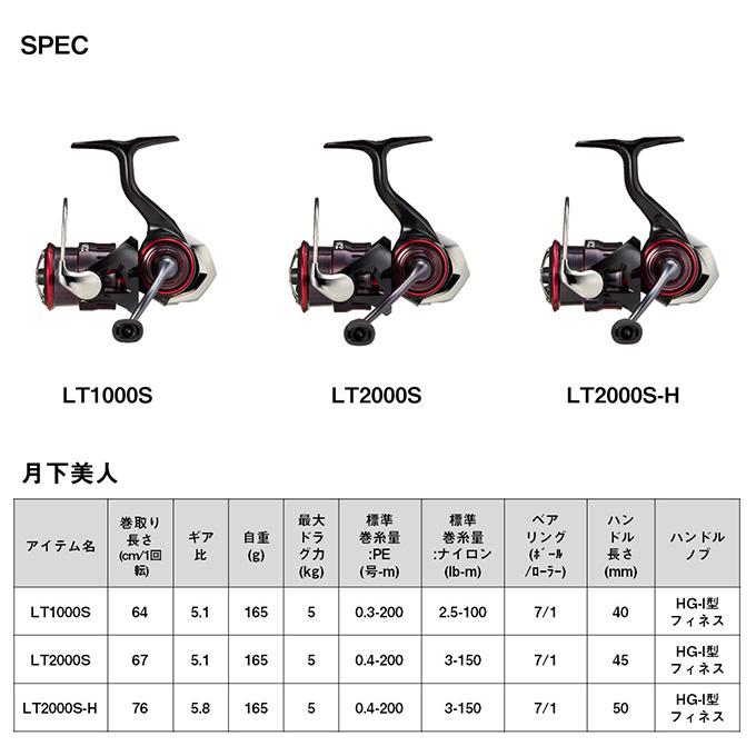 DAIWA（ダイワ） 【目玉商品】ダイワ 23 月下美人 LT2000S-H (2023年