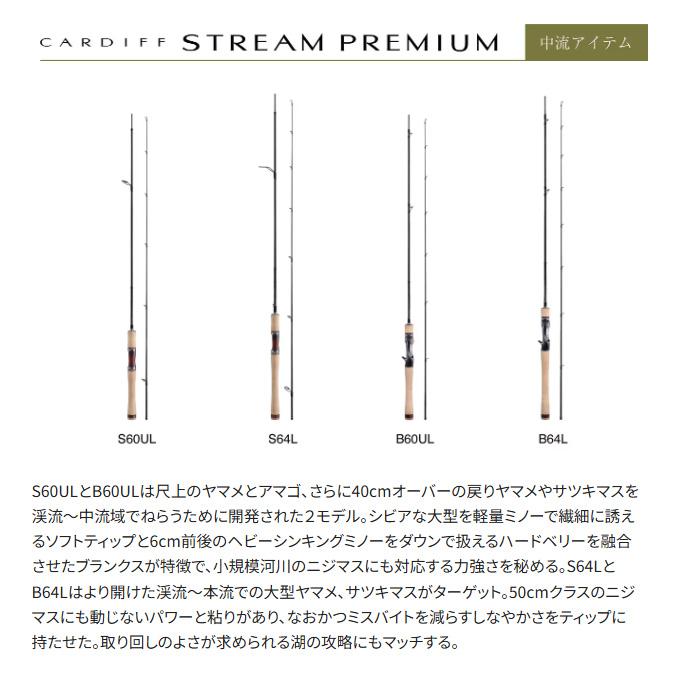 シマノ（SHIMANO） 24 カーディフ ストリームプレミアム B60UL ベイト